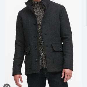 BANANA REPUBLIC ITALIAN MELTON SUBMARINER COAT XL